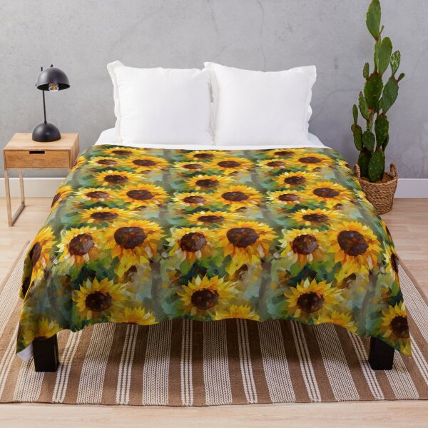 Item preview, Sunflower Tile 13: Golden Orb of Summer Joy in Towering Petals of Radiance designed and sold by TheBrainArt.