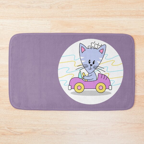 Item preview, Cat in toy car designed and sold by kebello-shop.