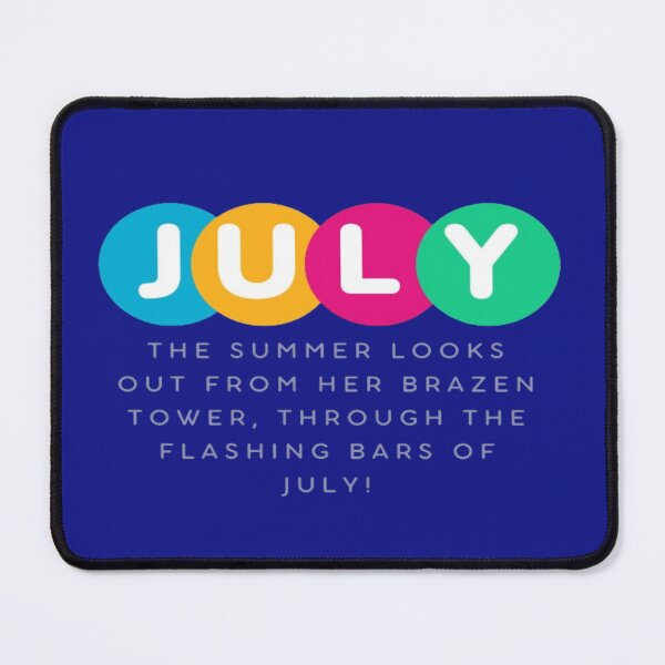 Item preview, July, The Summer looks out from her Brazen Tower! designed and sold by Kimmi graphics.