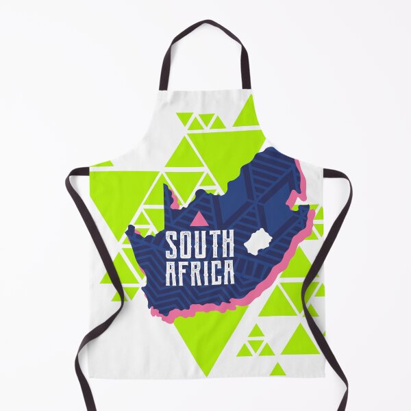 Item preview, South Africa Map Illustration (Lumo Green) designed and sold by KhoisanDesign.