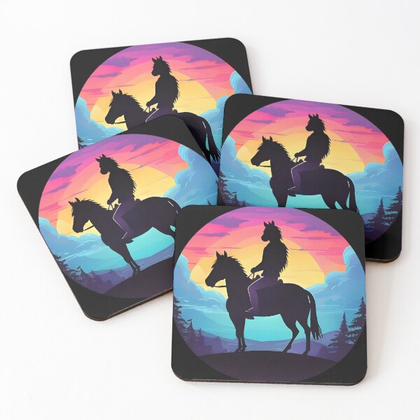 Item preview, Trippy Horseman: Psychedelic Equine Odyssey designed and sold by WAUZ.