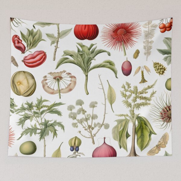 Item preview, My Secret Garden II. - Vintage Botanical Flower Illustration designed and sold by CowBonBon.