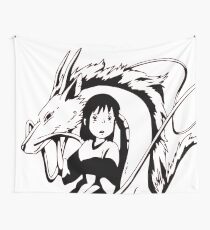 Sen and Haku - Spirited Away Wall Tapestry