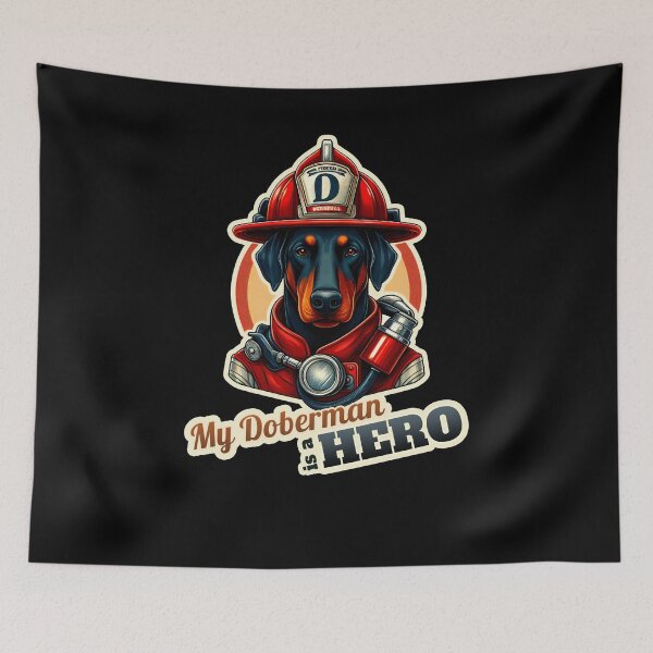 Item preview, Fireman Doberman designed and sold by ThisDress.
