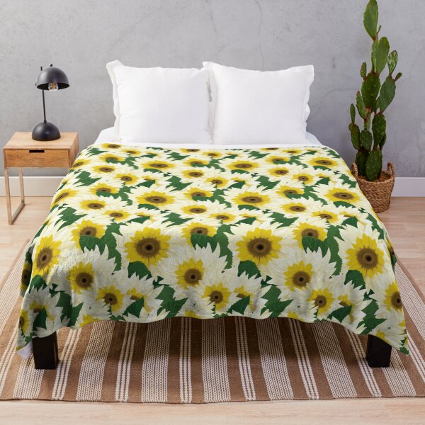 Item preview, Sunflower Tile 15: Golden Orb of Summer Joy in Towering Petals of Radiance designed and sold by TheBrainArt.