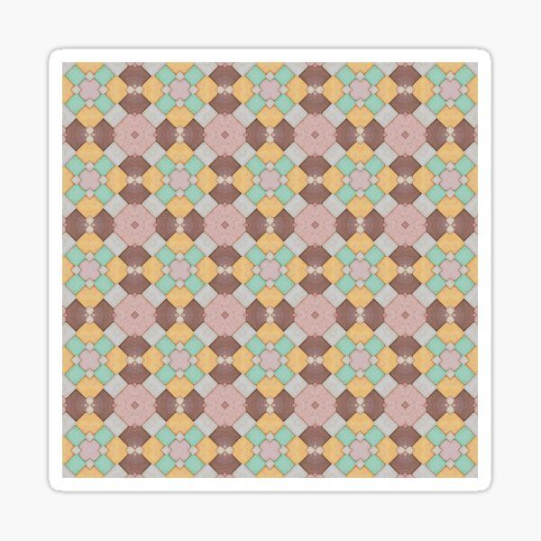 Item preview, Geometric Elegance: Pastel Mosaic designed and sold by YourPattern.