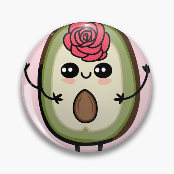 Item preview, Cute Mamacado Pink Avocado with Flowers designed and sold by LumeaArt.