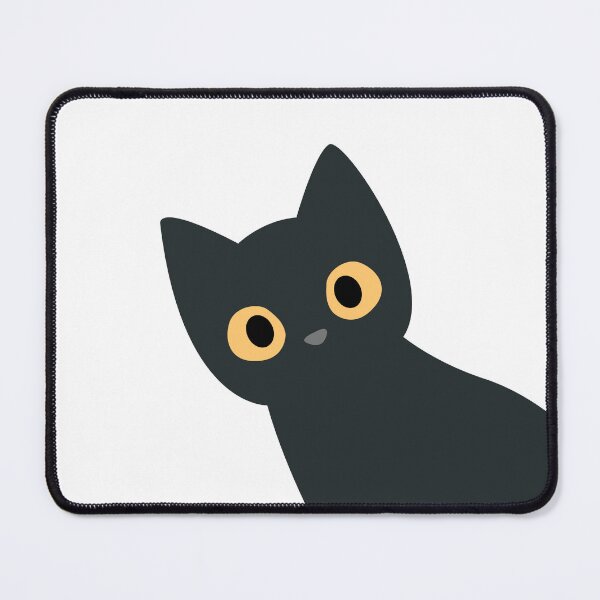 Item preview, Curious Cat: Peek at your own risk. designed and sold by Wise-Geek.