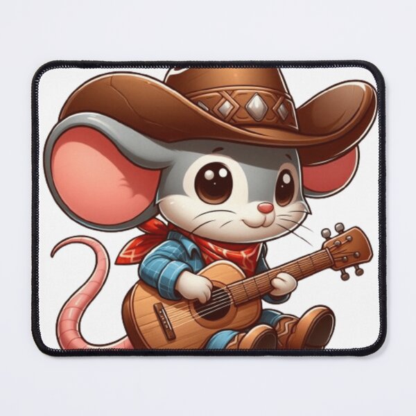 Item preview, Cute mouse playing guitar designed and sold by Culmika.