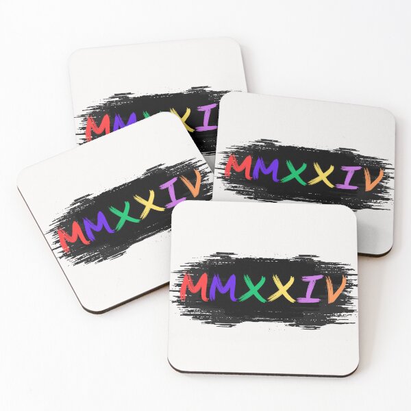 Item preview, Roman Numerals Colorful 2024  designed and sold by somethingwishes.