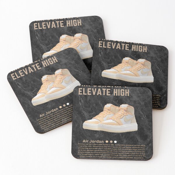 Item preview, AIR JORDAN 1 ELEVATE HIGH POSTER BLACK GRANITE designed and sold by Vintagevise.