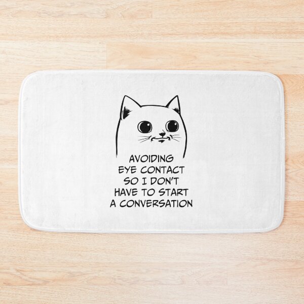 Item preview, Avoiding eye contact so I don't have to start a conversation designed and sold by Silurostudio.