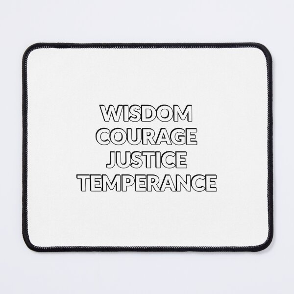 Item preview, Stoic virtues designed and sold by Inspirationmotivation.