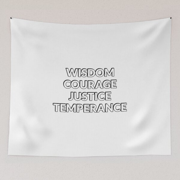 Item preview, Stoic virtues designed and sold by Inspirationmotivation.
