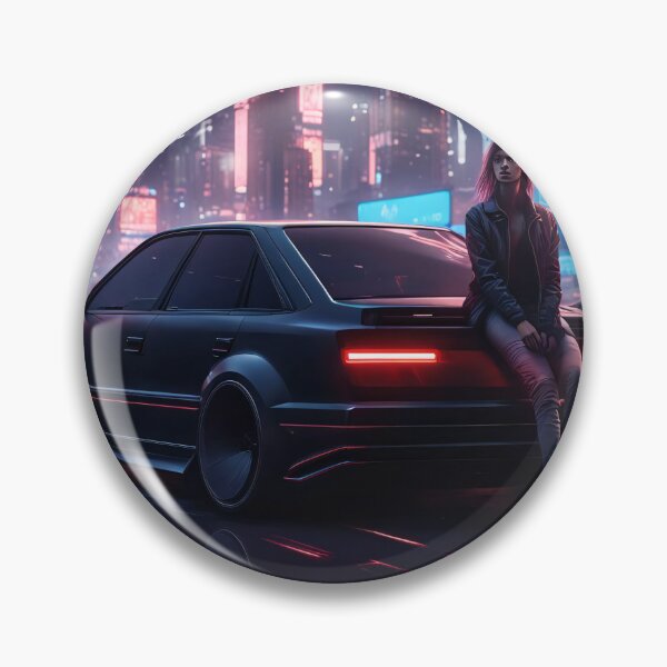 Item preview, Cyberpunk art concept futuristic AudiA80 with woman designed and sold by Salimgor Hangaround Music.