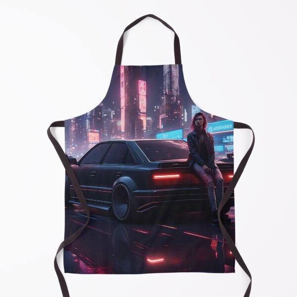 Item preview, Cyberpunk art concept futuristic AudiA80 with woman designed and sold by Salimgor Hangaround Music.