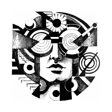 Artwork thumbnail, Woman Geometric by RemonMichel