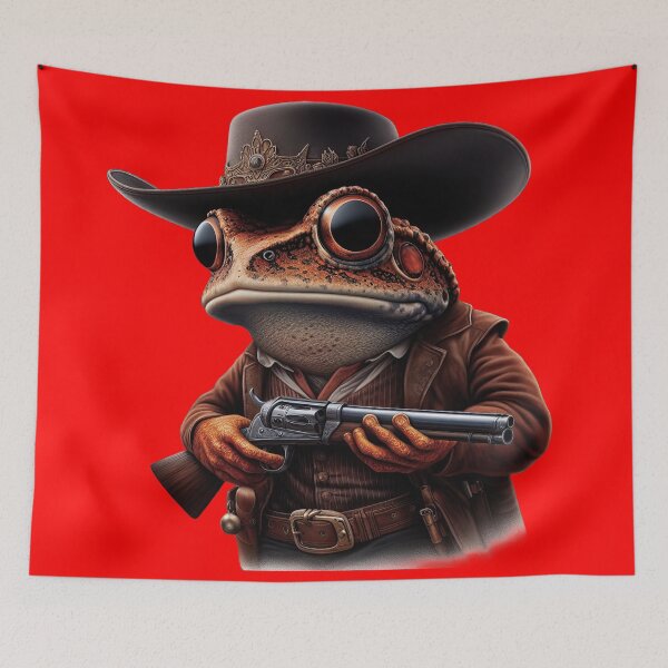 Item preview, Cowboy Funky Frogs designed and sold by joyfulcow.