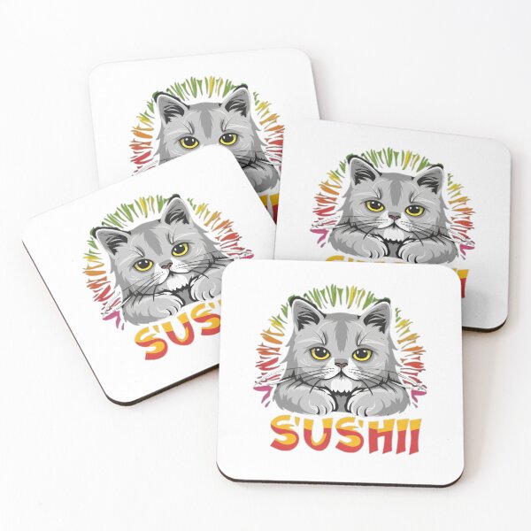 Item preview, Cute Sushi Cat designed and sold by luckyanimechann.