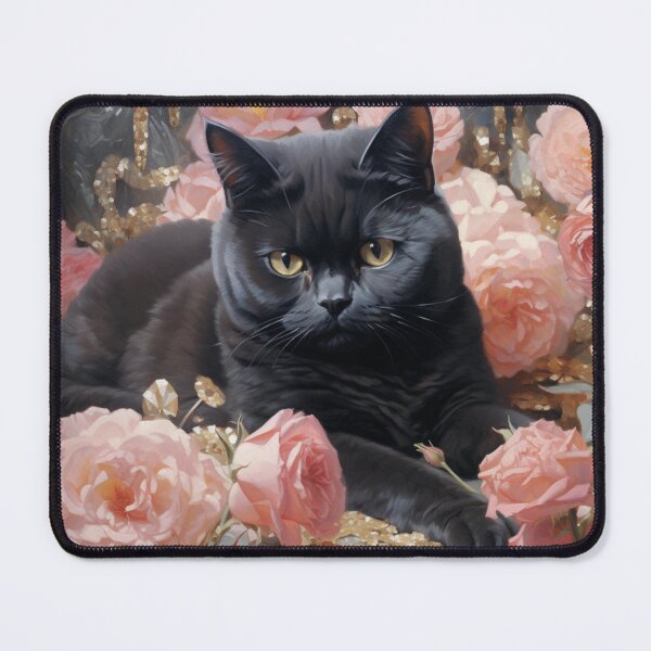 Item preview, Luxe Black British Shothair cat designed and sold by Nocturne  Paws.