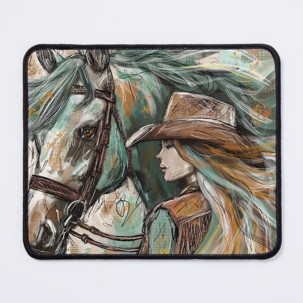 Item preview, Cowgirl Dreaming designed and sold by TraceyMackieArt.