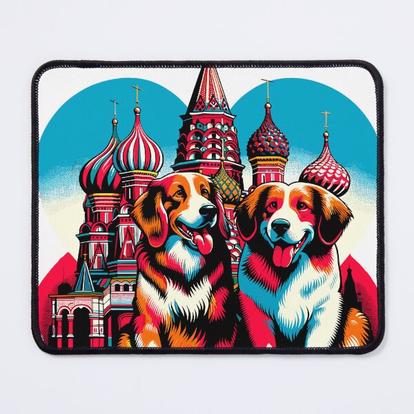 Item preview, Moscow Mutts: Canine Love at St. Basil's designed and sold by PunnyPawsShop.
