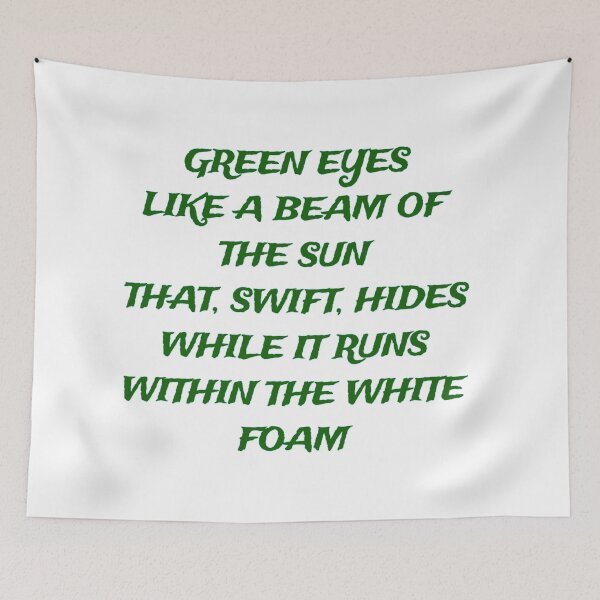 Item preview, Dark Moor Green Eyes Lyrics  designed and sold by Megaera8.