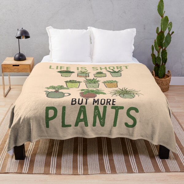 Item preview, Life is Short but more Plants - Plants Lover designed and sold by LazyCaat.