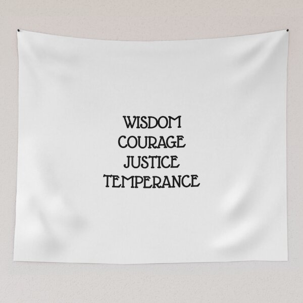 Item preview, Stoic virtues designed and sold by Inspirationmotivation.
