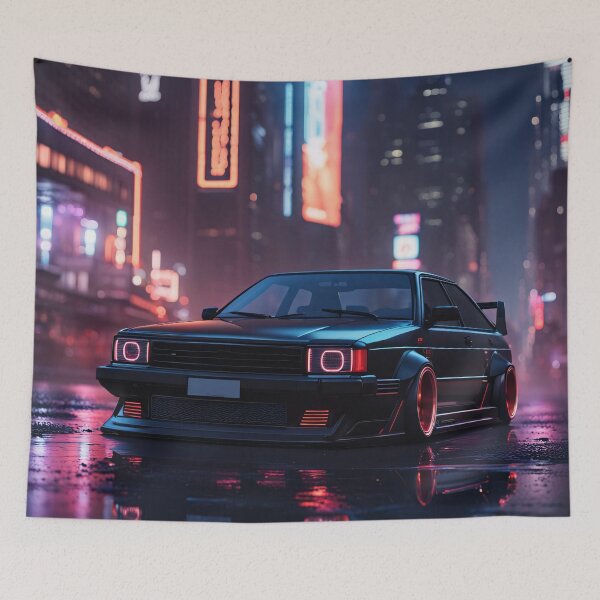 Item preview, Cyberpunk art concept futuristic AudiA80 designed and sold by Salimgor Hangaround Music.