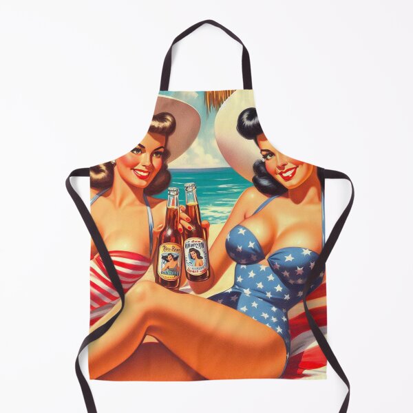 Artikelvorschau, Retro-Sommer-Pin-Up-Girls entworfen und verkauft von PulpVintage.