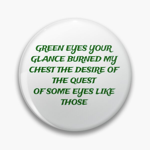 Item preview, Dark Moor Green Eyes Lyrics  designed and sold by Megaera8.