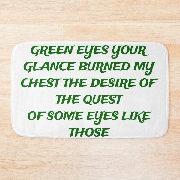 Item preview, Dark Moor Green Eyes Lyrics  designed and sold by Megaera8.