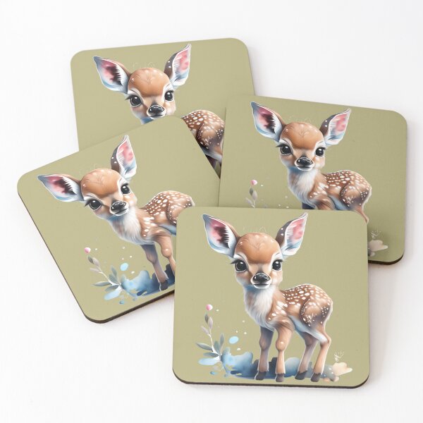 Item preview, Cute Fawn Watercolor Graphic designed and sold by DigitalMandy.