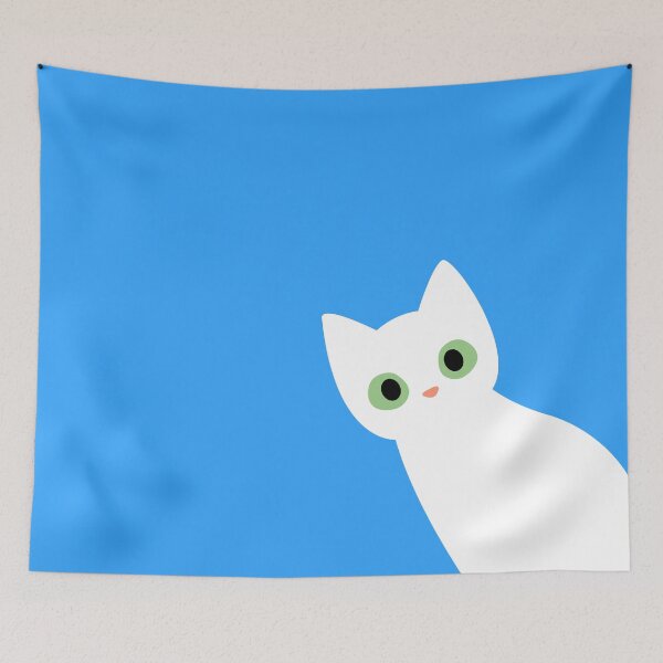 Item preview, Curious Cat: Peek at your own risk. designed and sold by Wise-Geek.