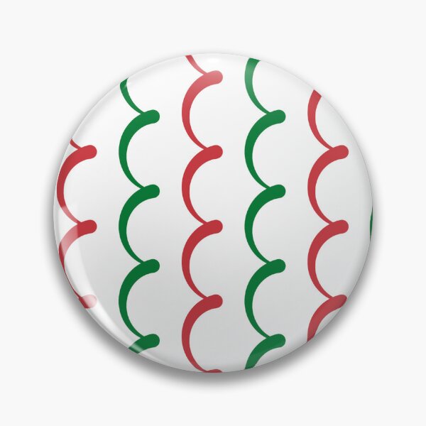 Item preview, Green Red White Italy Tricolor Curved Bracket Italian Language Renaissance Modern Flag Pattern designed and sold by PenguinForests.