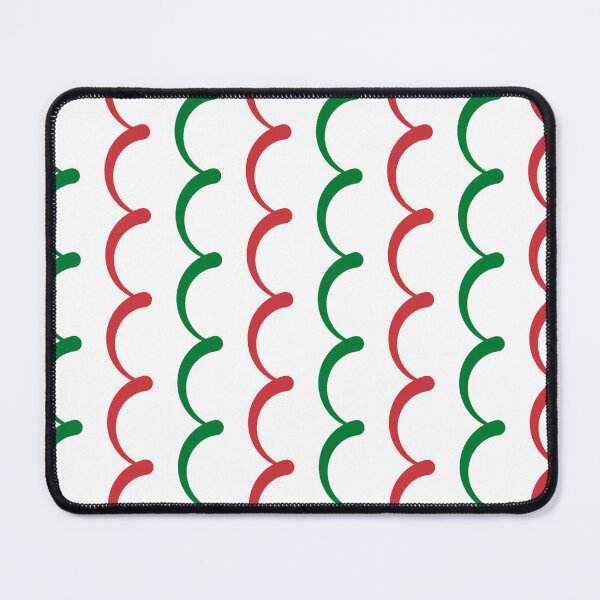 Item preview, Green Red White Italy Tricolor Curved Bracket Italian Language Renaissance Modern Flag Pattern designed and sold by PenguinForests.