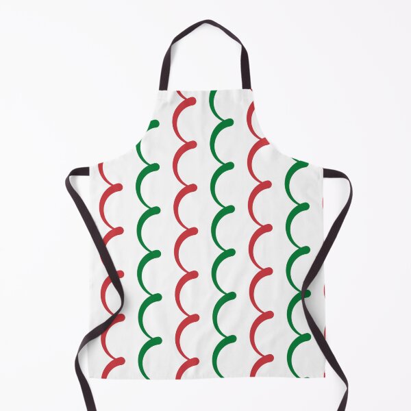 Item preview, Green Red White Italy Tricolor Curved Bracket Italian Language Renaissance Modern Flag Pattern designed and sold by PenguinForests.