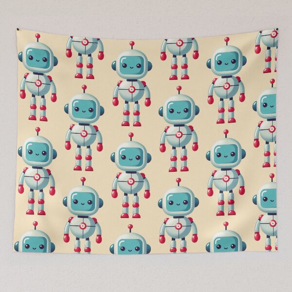 Item preview, Playful Bot: A Whimsical Robot's Tale designed and sold by EnjoYarty.