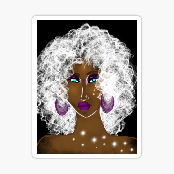 Fragmented beauty Sticker