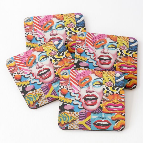 Item preview, Pop art pattern 8 designed and sold by ErikFQ.