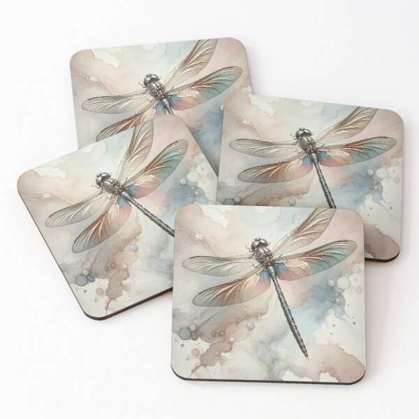 Item preview, Dragonfly Watercolor Artwork designed and sold by glowarya.