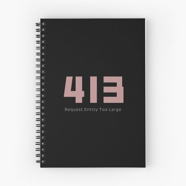 Item preview, HTTP status codes: 413(Request Entity Too Large) designed and sold by S9View.