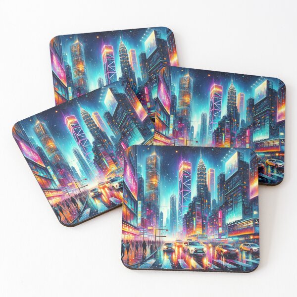 Item preview, Urban Night Vibrance designed and sold by BestArtByArvind.