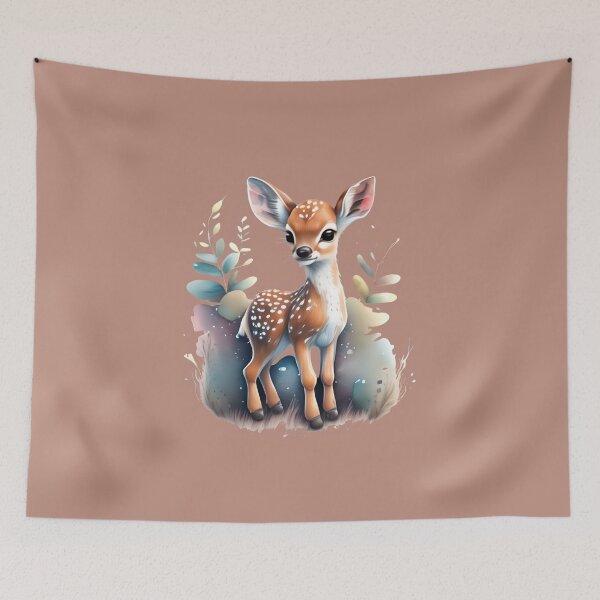 Item preview, Baby Deer Watercolor Graphic designed and sold by DigitalMandy.