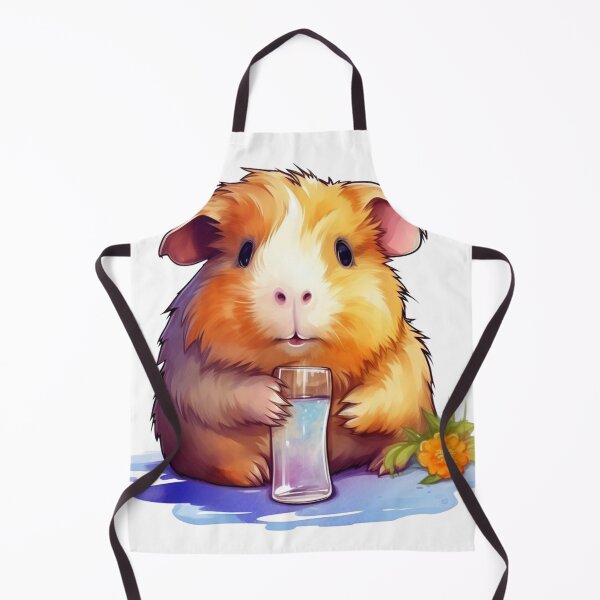 Item preview, guinea pig is drinking water designed and sold by Olibettyart.
