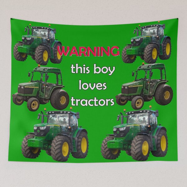 Item preview, Boy loves tractors designed and sold by Millysuewood.
