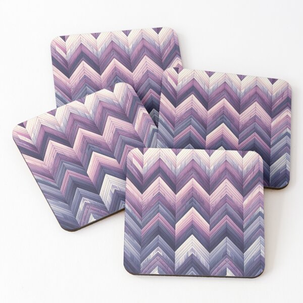 Item preview,  Chevron - Purple Blue Zigzag Pattern ; Pattern  Herringbone designed and sold by PatternInArt.