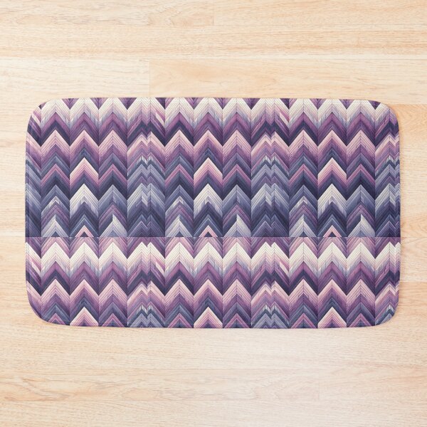Item preview,  Chevron - Purple Blue Zigzag Pattern ; Pattern  Herringbone designed and sold by PatternInArt.