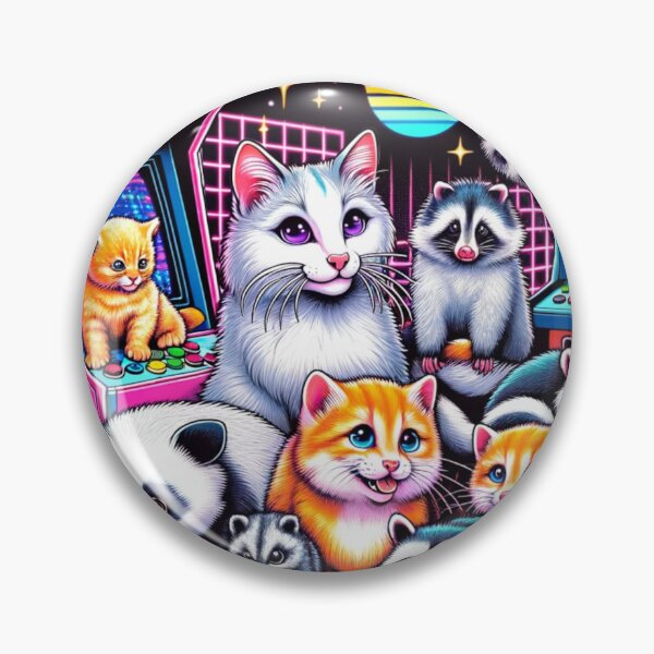 Item preview, Neon Nostalgia: Playful Critters designed and sold by CyberQuesters.